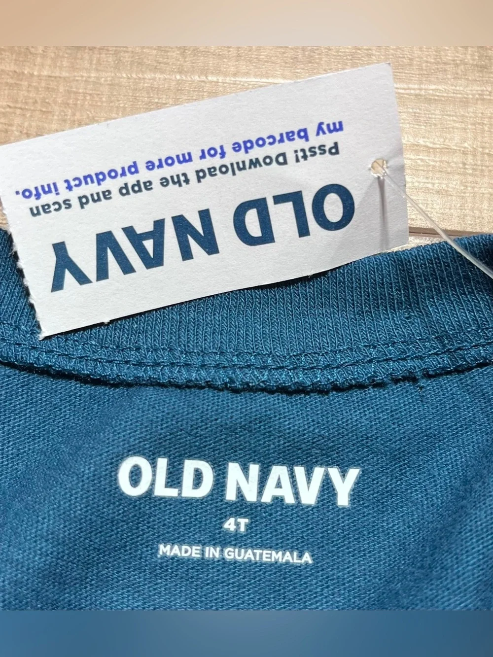 Old Navy Boys Here For The Snacks Short Sleeve Graphic Tee Size 4T Dark Teal